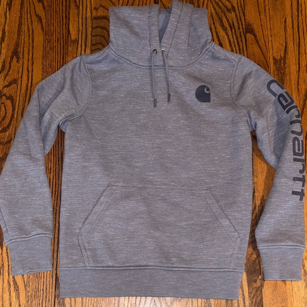 Carhartt Heather Blue Pullover Hoodie